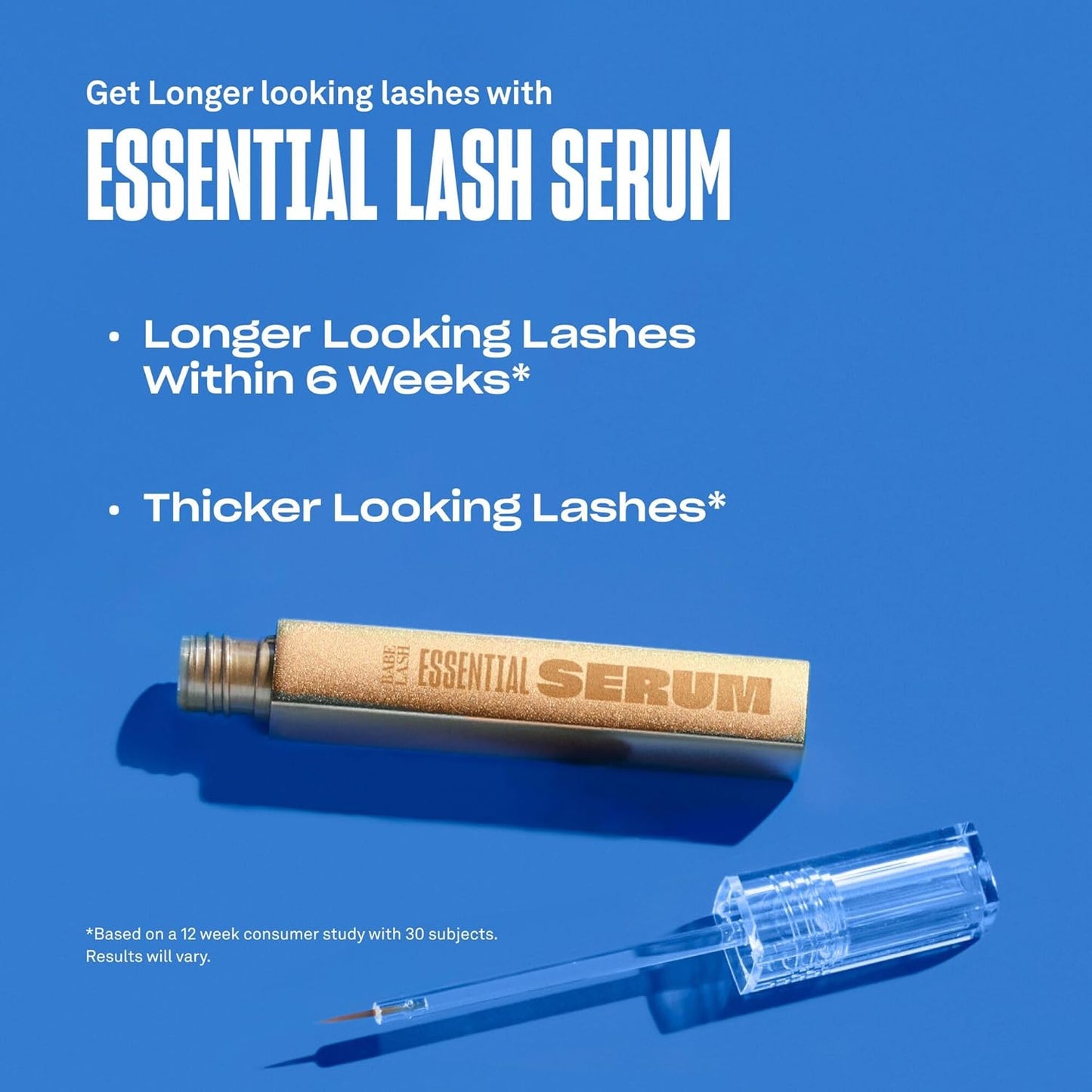 Babe Original Lash Serum – Longer, Fuller Natural Lashes & Brows, Vegan