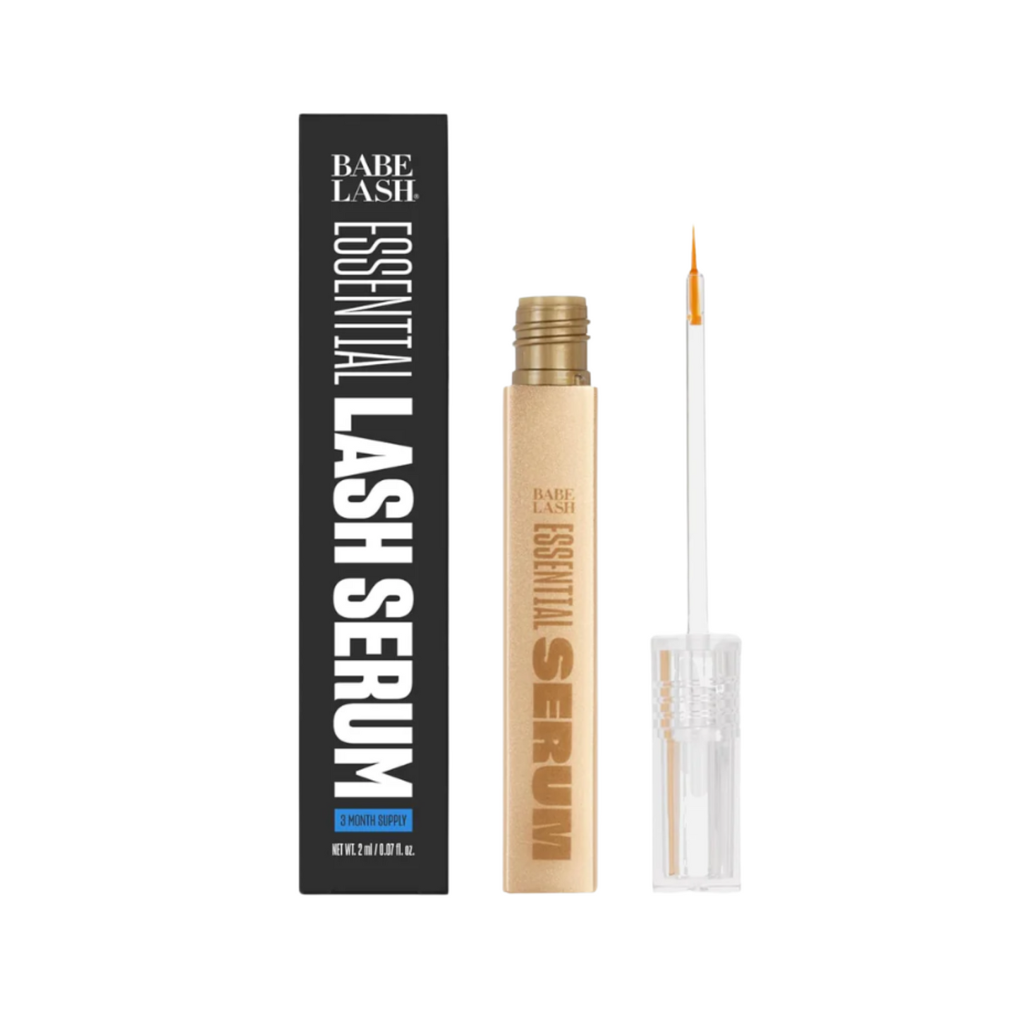Babe Original Lash Serum – Longer, Fuller Natural Lashes & Brows, Vegan