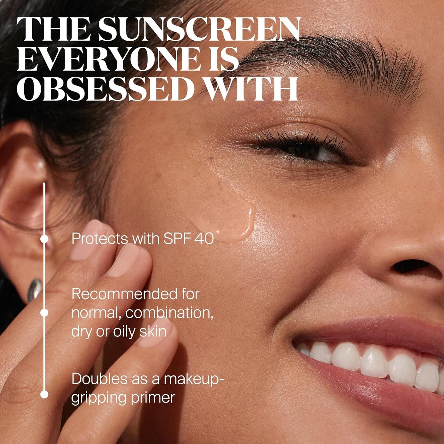 Supergoop! Unseen Sunscreen SPF 40 – Invisible, Weightless, Oil-Free Primer 1.7oz