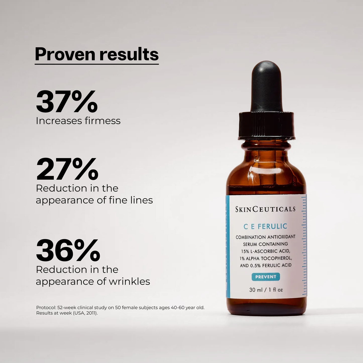 SkinCeuticals C E Ferulic Serum 30ml – Vitamin C, E & Ferulic Acid for Brightening & Anti-Aging