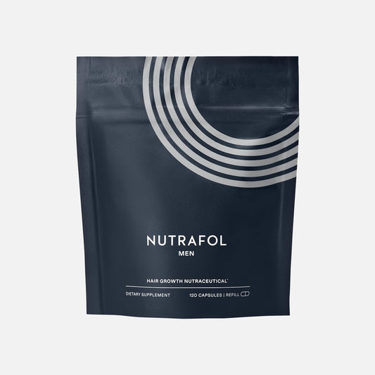 Nutrafol Men’s Hair Growth Supplement, Thicker Fuller Hair, 1 Month Supply