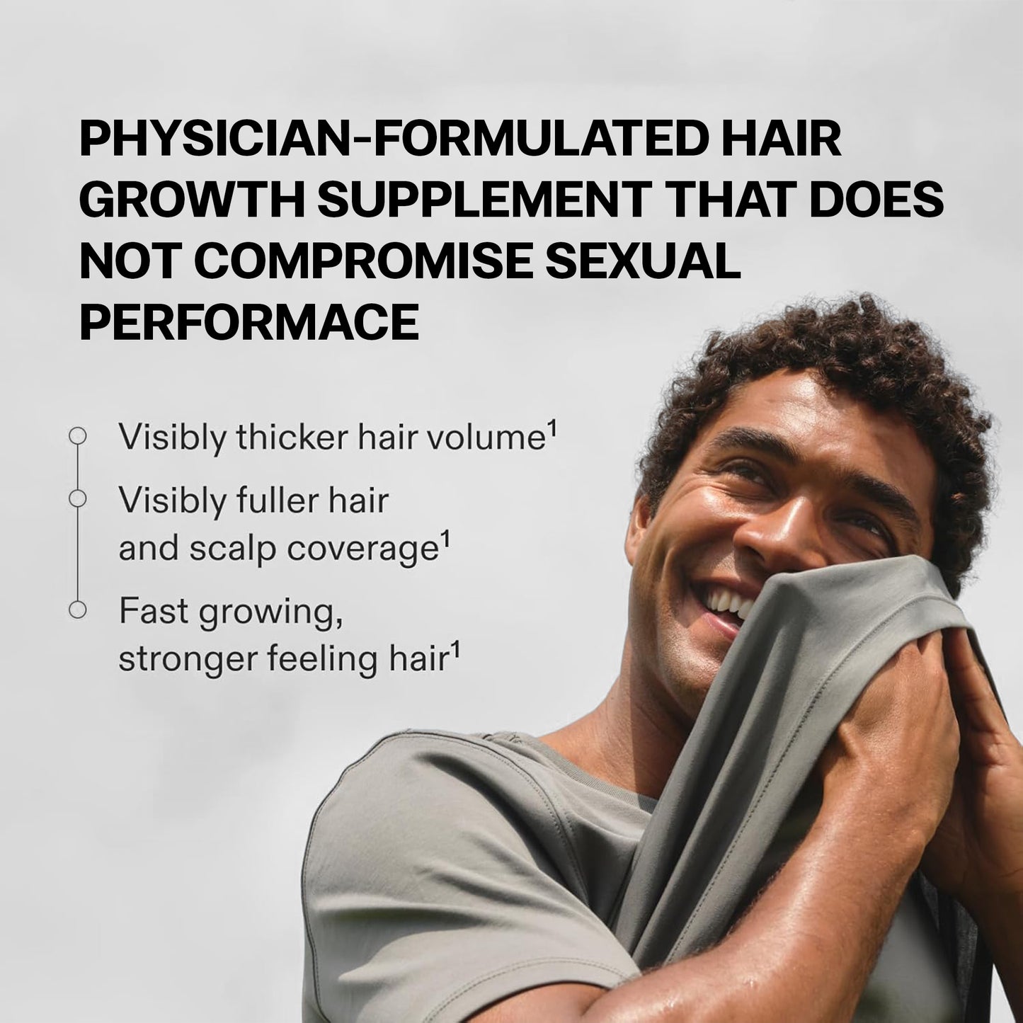 Nutrafol Men’s Hair Growth Supplement, Thicker Fuller Hair, 1 Month Supply