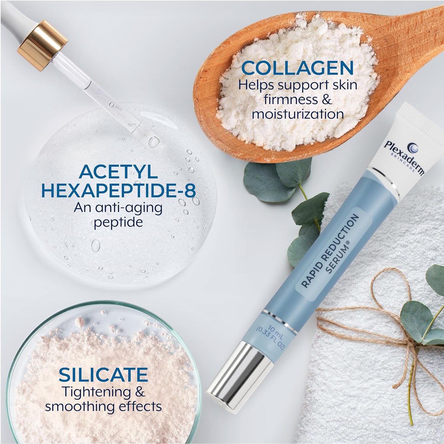 Plexaderm Eye Serum – Instant Wrinkle, Dark Circle & Under-Eye Bag Reducer