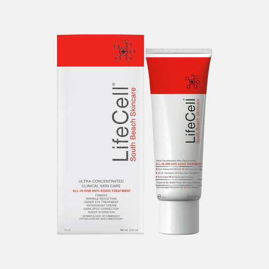 LifeCell All In One Anti-Aging Cream – Retinol, Vitamin C, DMAE, Hyaluronic (2.54oz)