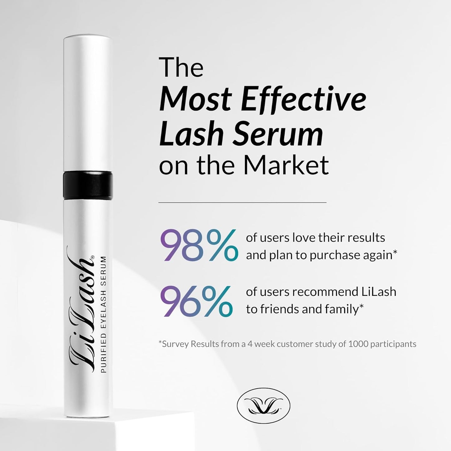 LiLash Purified Eyelash Serum - 2mL 90-Day Supply